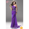 Suzhou Women Purple Yellow Red Blue Sexy One Shoulder Plus Size Mermaid Evening Dress Crystal